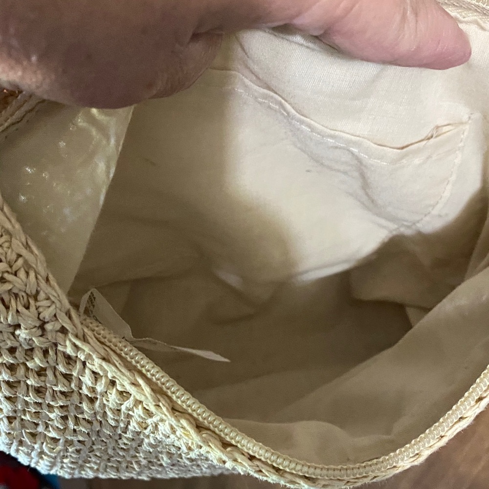 Source Unknown Beige Knit Shoulder Bag - Picture 3 of 7